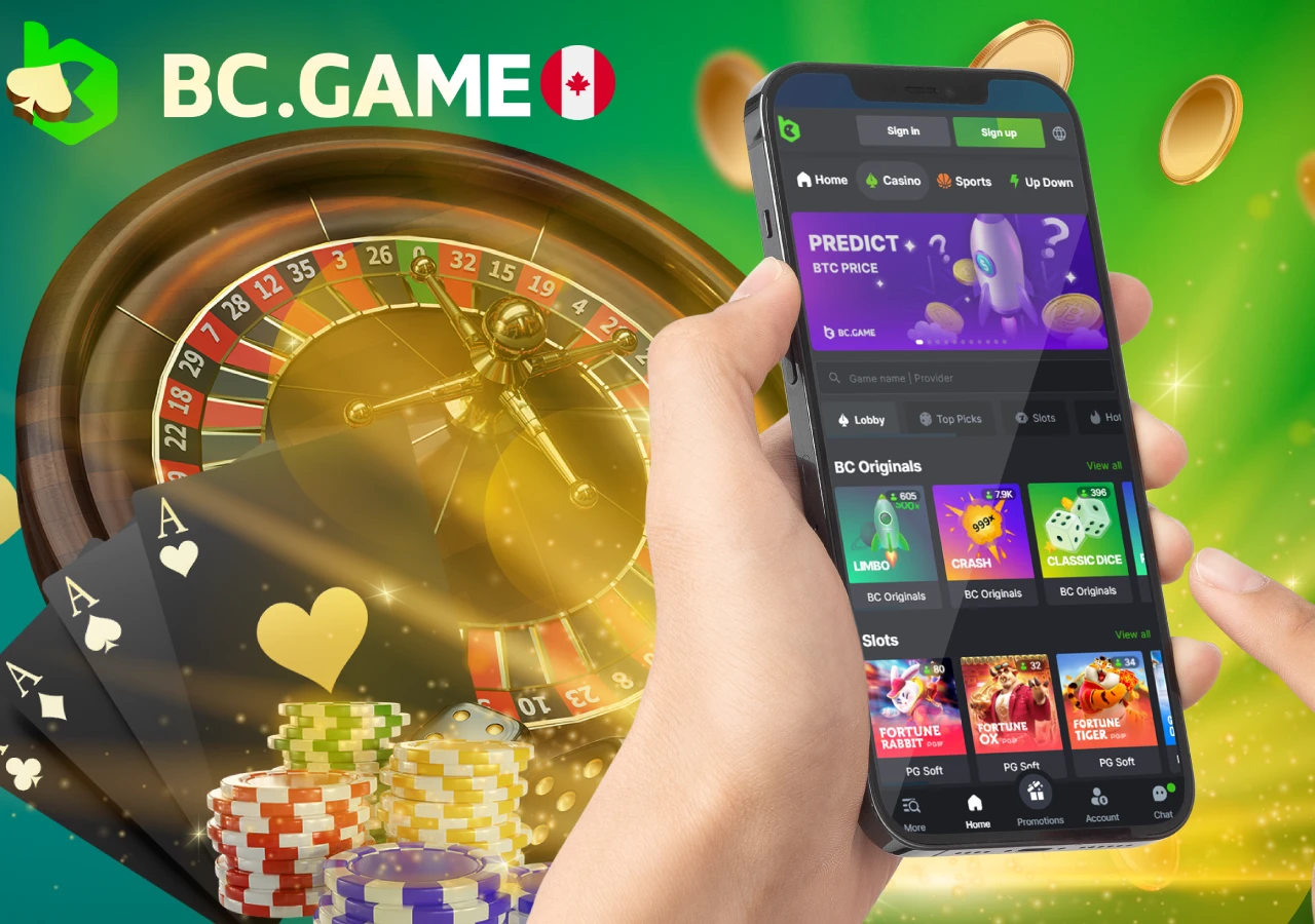 Access the gambling universe through the mobile app
