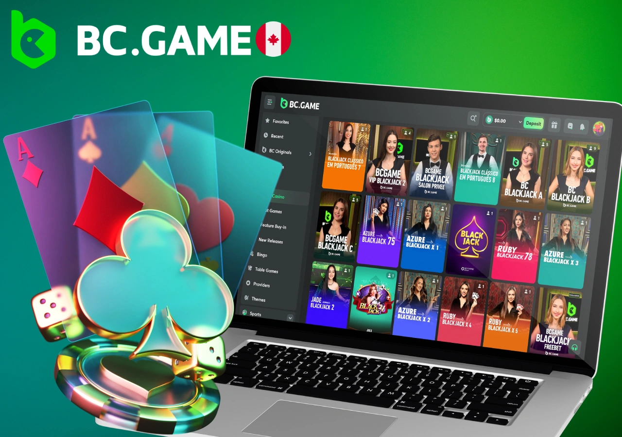 Play live blackjack with players from all over the world